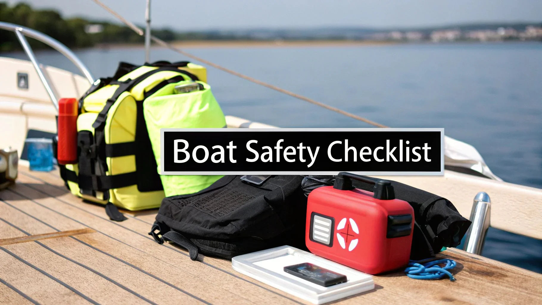 Collection of 8 Boat safety equipment checklist You Should Know in a gallery layout